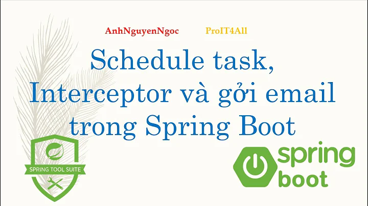 Bài 7: Schedule Task, Interceptor và gởi mail trong Spring