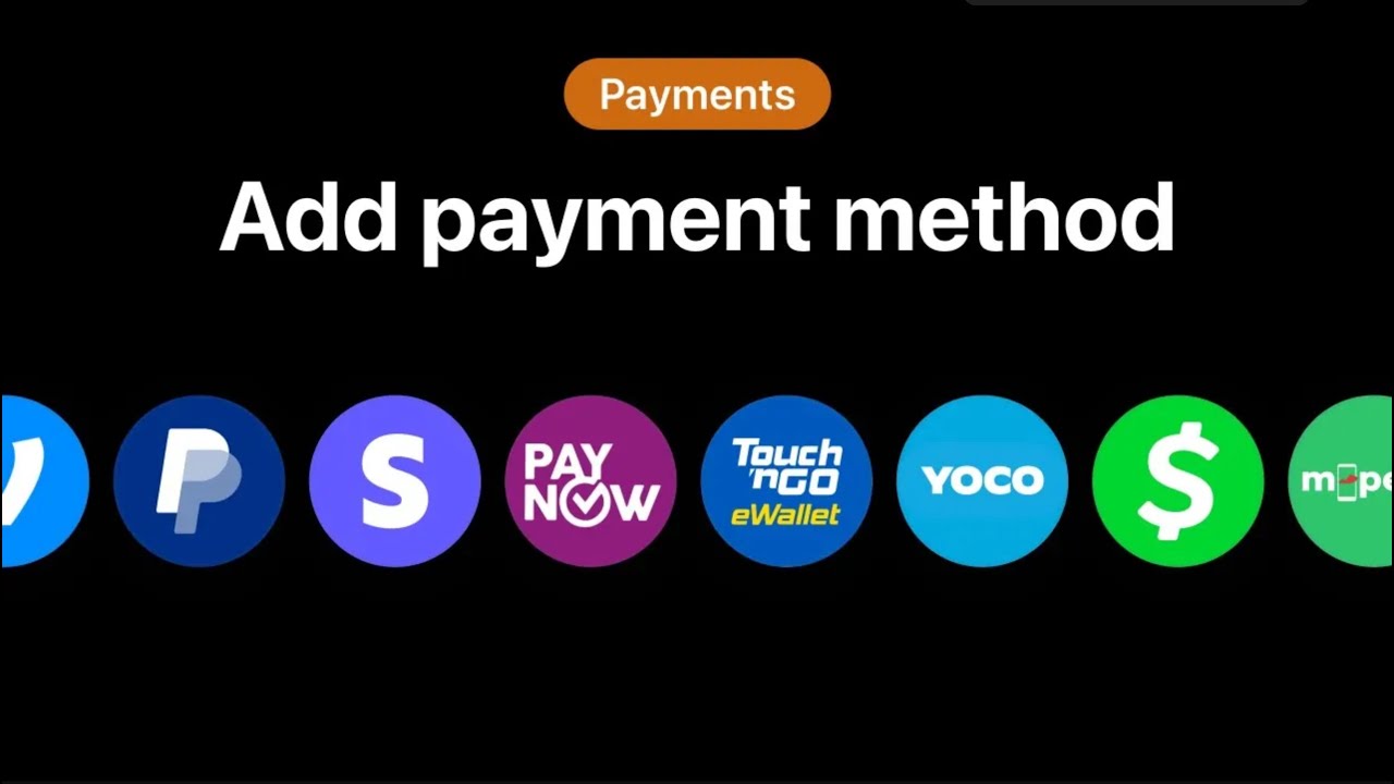 Adding Payment Methods - YouTube