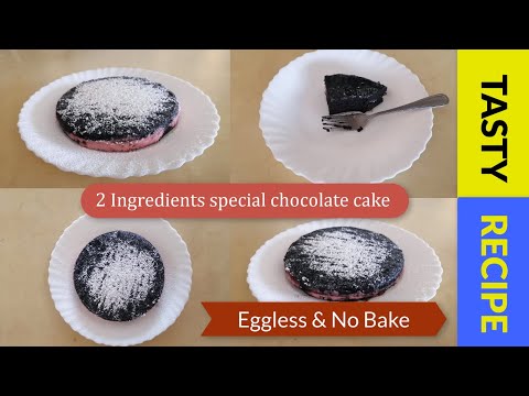 2-ingredients-chocolate-cake-[-eggless-and-without-oven-]-10-minutes-recipe