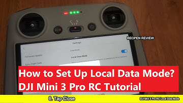 How to Set DJI Mini 3 Pro RC Local Data Mode - DJI Mini 3 Pro Tutorial