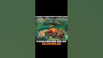 YUZHONG: ITS ENDED BEFORE ITS EVEN STARTED| YUZHONG EXP LANE GAMEPLAY | #mlbb