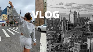 VLOG| Flying Home to NYC, Unboxing Haul, and Hint About my New Project !