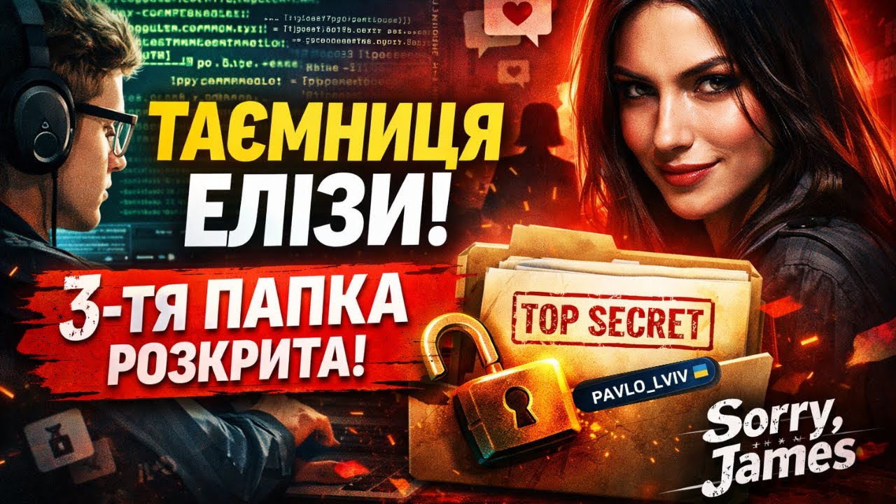 😱 ПРАВДА ПРО ЕЛІЗУ ШОКУЄ… | Sorry, James — 3-тя папка розшифрована