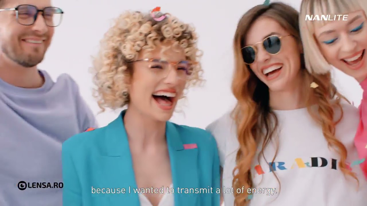 BTS Making Of Brillen Commercial Werbe-Video mit NANLITE Fotostudio-Beleuchtung