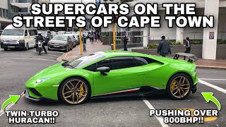 INSANE Twin-Turbo Lamborghini Huracan In Cape Town + Car Spotting