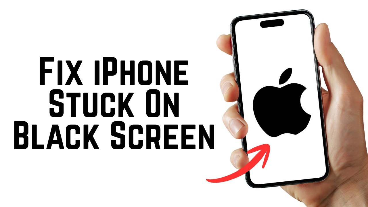 How To Fix iPhone Stuck On Black Screen or Frozen Screen - Step By Step ...