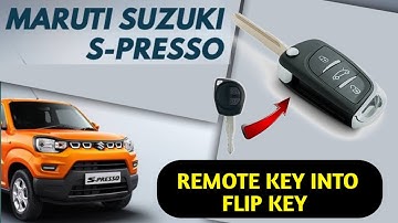 2023 Suzuki S Presso remote key into flipkey #suzukispresso #flipkeymodify #suzukispressomodify