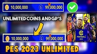 efootball pes 2023 mod apk v7.0.0 Gameplay - unlimited coins, Money - PES 2023 mod menu