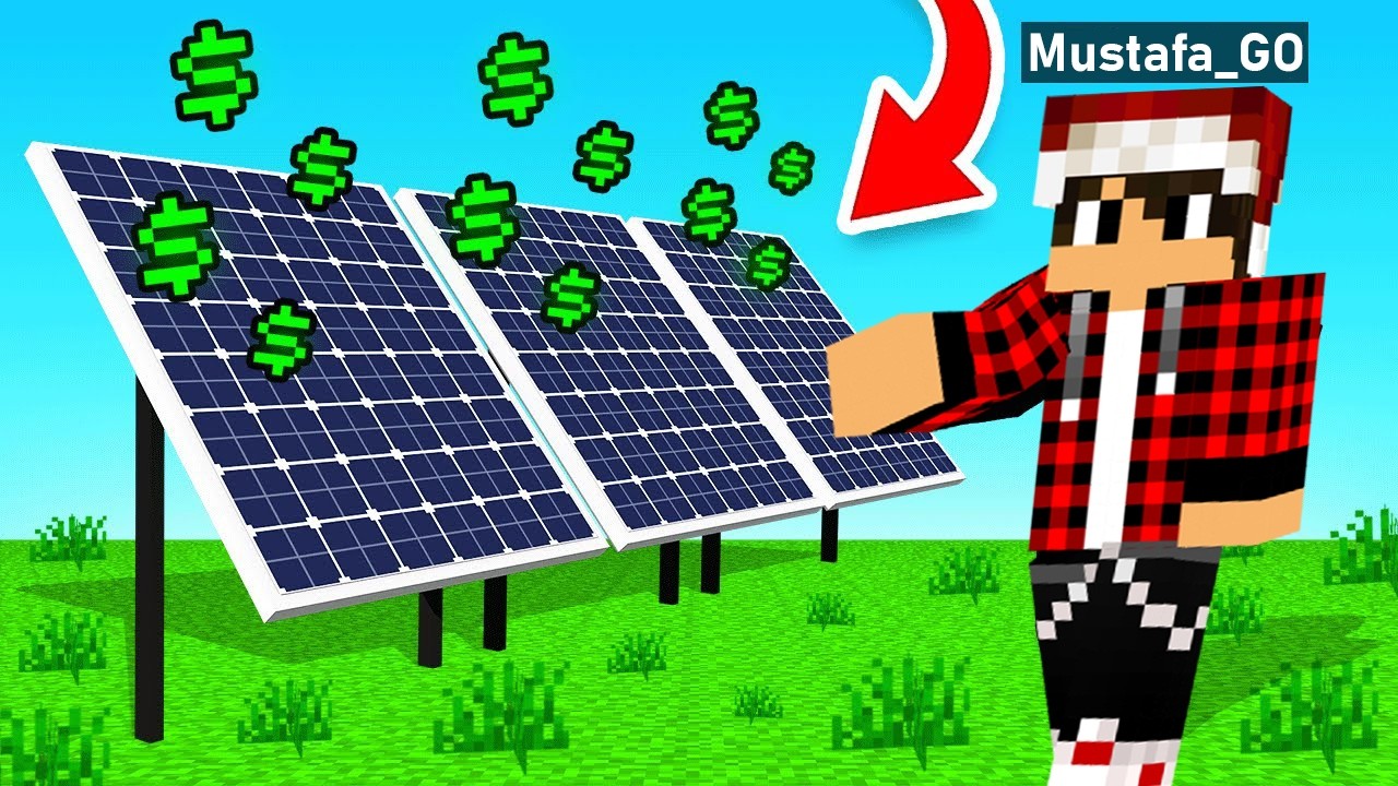 ماين كرافت : نستغل طاقة اشعة الشمس🌞 سكاي كرافت 10