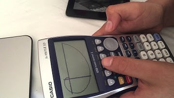 Ximena Chavez enseñandonos como graficar en una Casio fx-9860GII SD