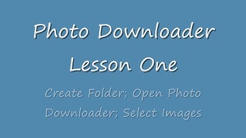 Adobe® Bridge Photo Downloader - Lesson 1 - How to use Adobe Bridge Photo Downloader.