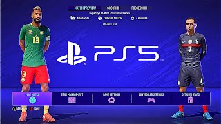 FIFA 21 PS5 FRANCE - CAMEROON | MOD Ultimate Difficulty Career Mode HDR Next Gen
