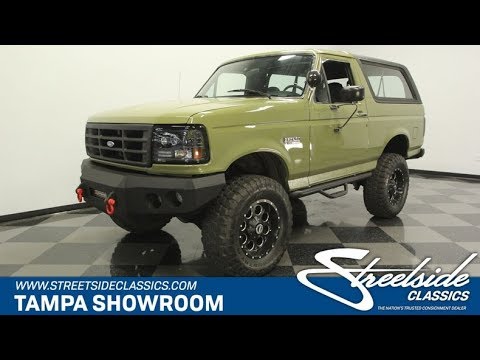 1996 Ford Bronco Streetside Classics The Nation S