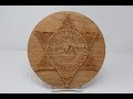 Custom maple sheriff badge