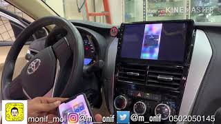 شاشة تايوتا يارس 2019-2020 اندرويد 8 آبل CarPlay