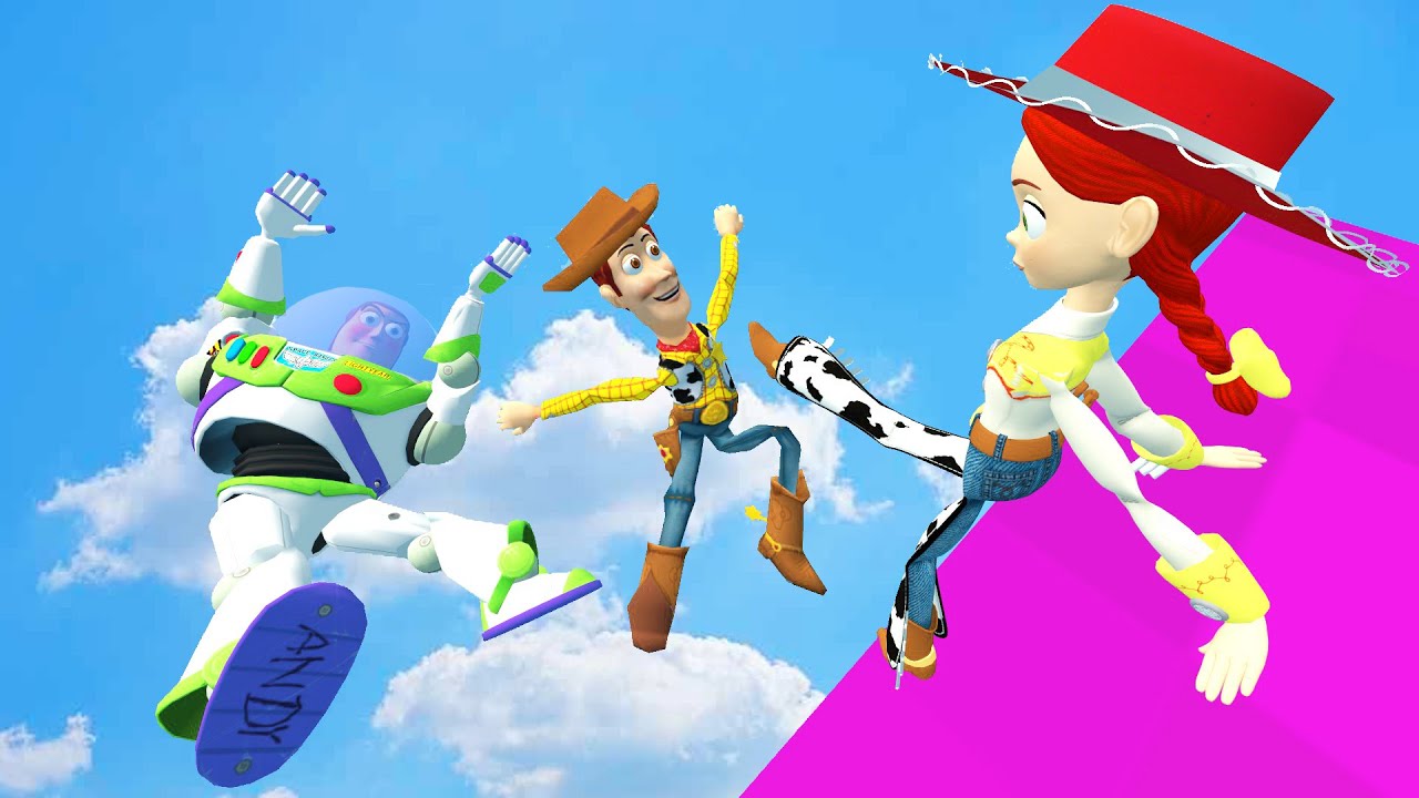 Gmod Ragdolls [Woody, Buzz, Jessie from Toy Story] vol.57 - YouTube