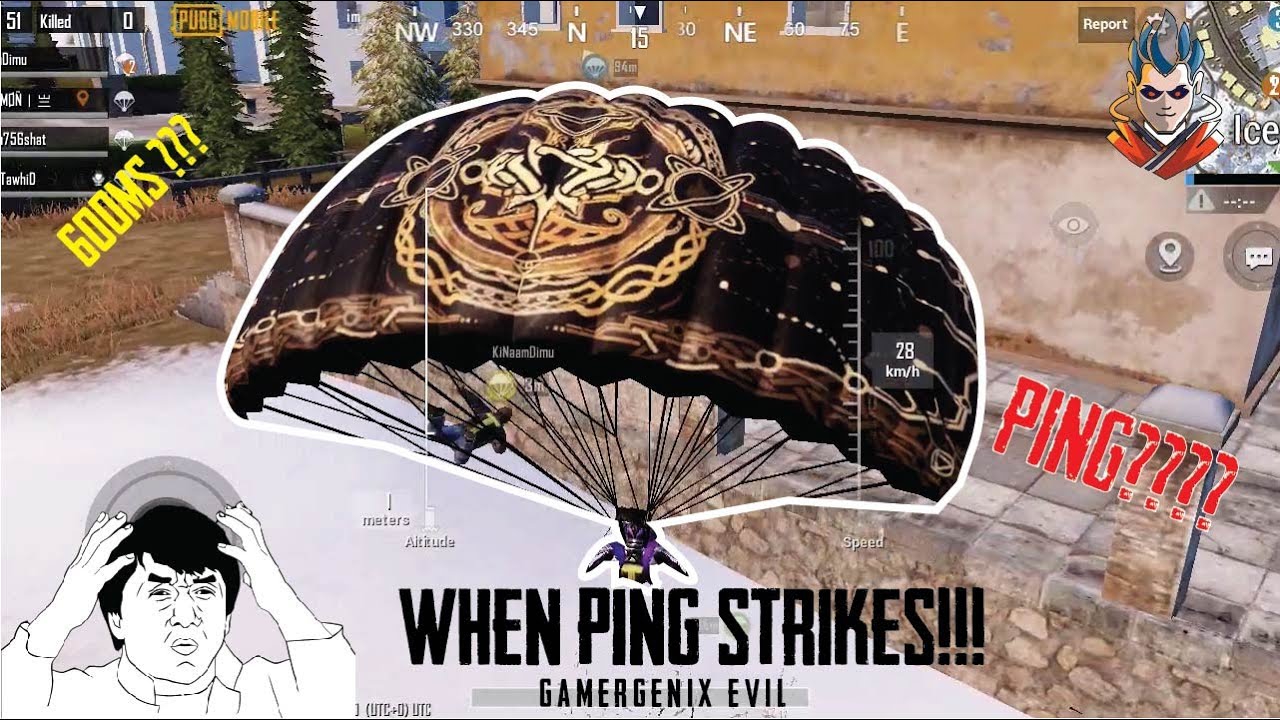 When Ping Strikes।। 600+ ms ।। PUBG MOBILE