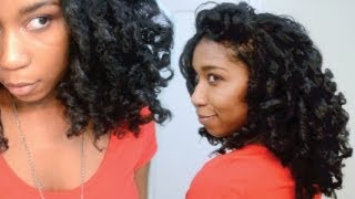 Wild and Sexy Stretched Curls | No Heat Natural Hair