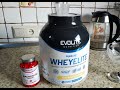 WheyElite protein PureLine EVOLITE Nutrition распаковка (RU)