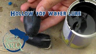 Hollow top water lure