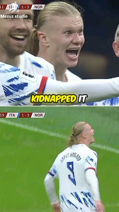 Italy Needed 9 Goals… Haaland Needed 2 Minutes 😭💀