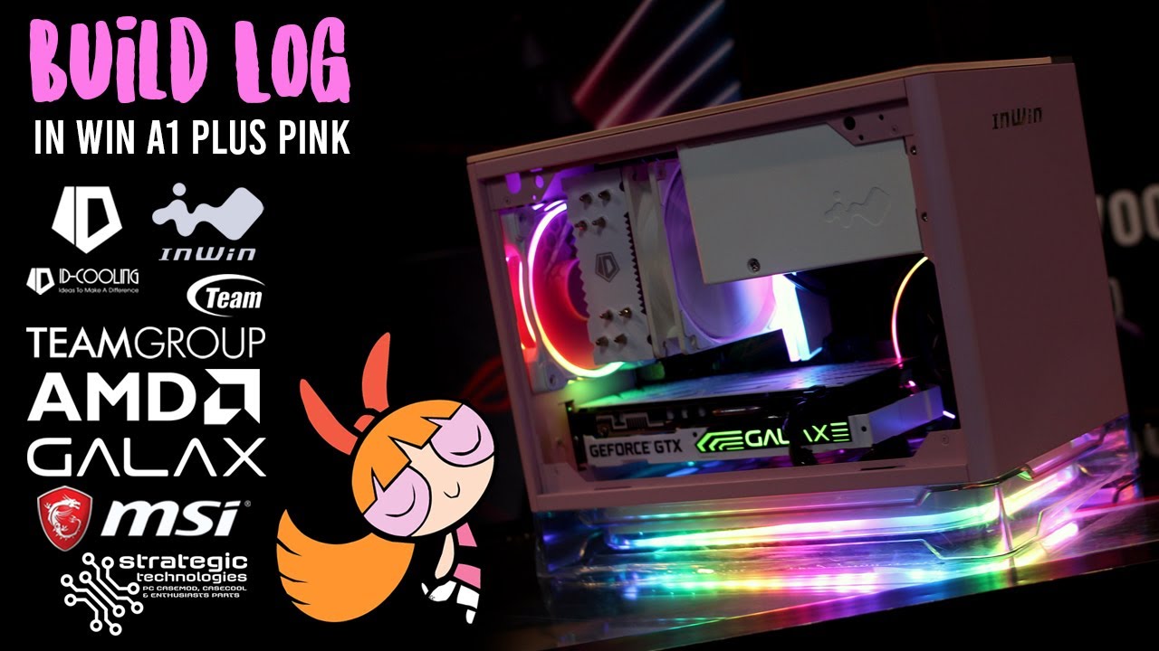 PINK MINI ITX - In Win A1 Plus - YouTube