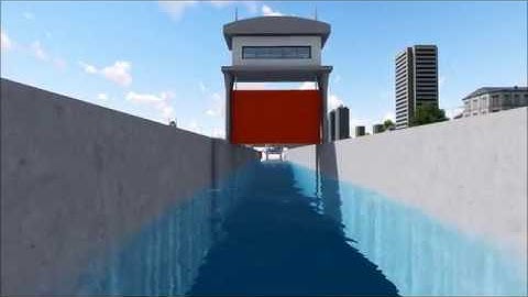 Clip mô tả hình ảnh đập dâng sông Trà Khúc - Quảng Ngãi