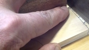 Rebating 2 How to cut a rebate shoulder