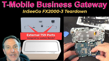 🔴T-Mobile 5G Router Teardown to reroute the External Antenna Connectors on InSeeGo FX2000-3 Business