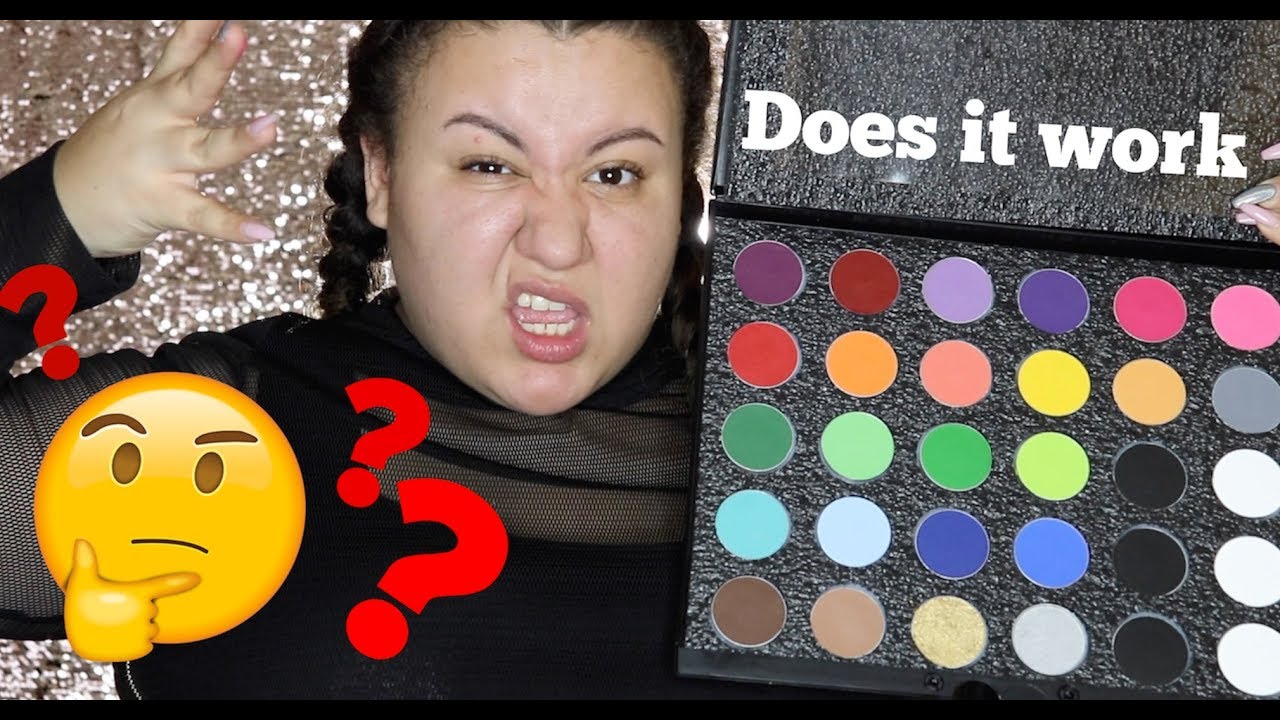 Mehron Paradise Aq Color Makeup Palette Swatches Youtube