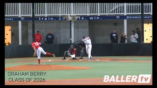 Graham Berry Class of 2026 Baseball Highlights (Oct v01)