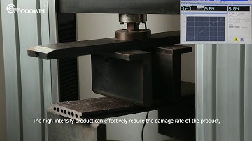 #Coowin Composite Decking TS-03 Classical 3D embossed Surface Strength Test VIDEO