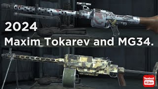 WORLD WAR HEROES. ② Machine gun edition. Deathmatch between Maxim Tokarev and MG 34. 2024.