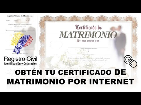 Video: ¿Dónde puede encontrar registros de matrimonio?