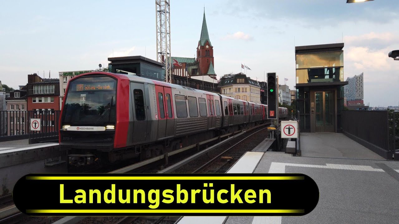 UBahn Station Landungsbrücken Hamburg Walkthrough 🚶