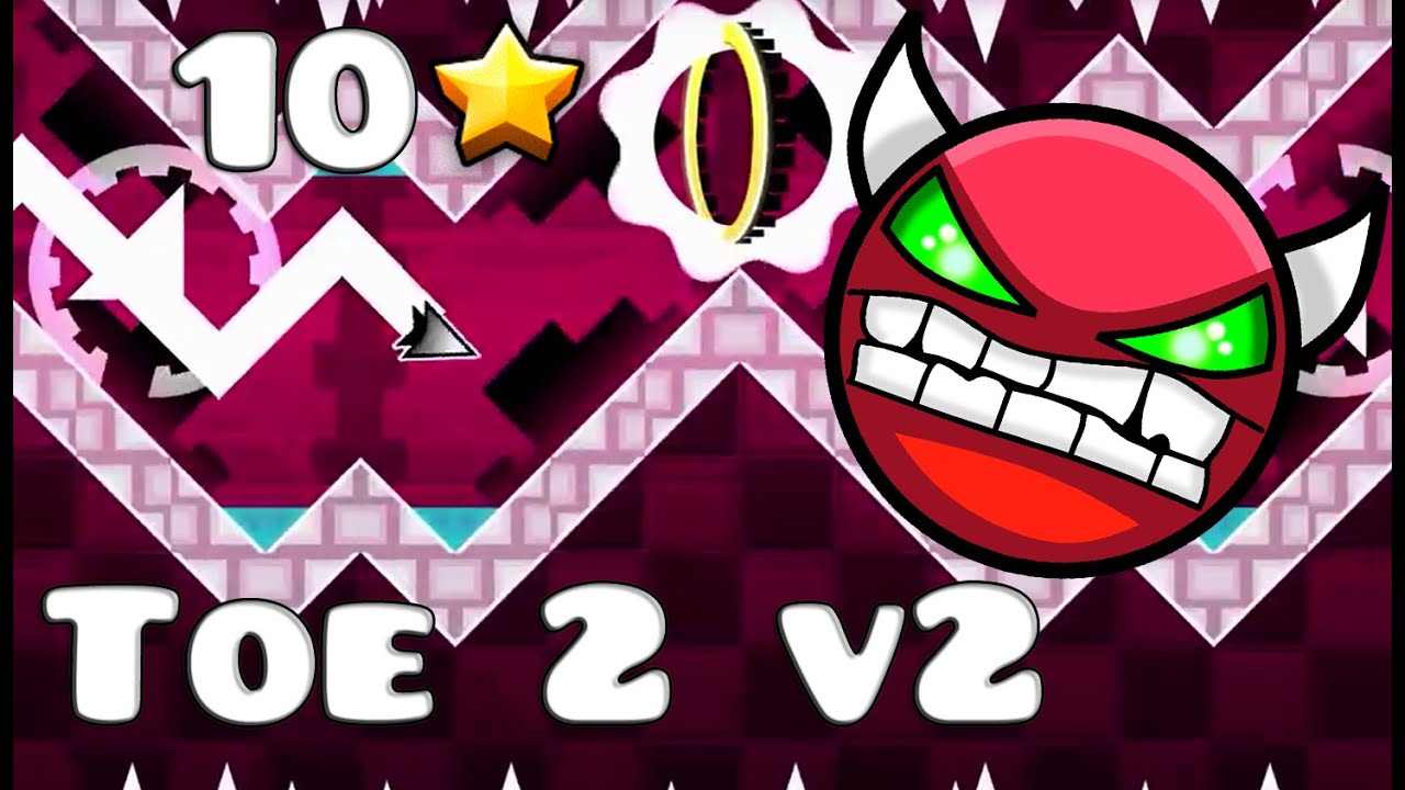 Geometry Dash (1.9) ToE II v2 by Neptune (DEMON) YouTube