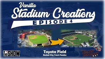 Vanilla Stadium Creations 4 - Toyota Field Rocket City Trash Pandas | MLB the Show 24
