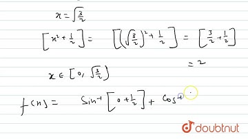 The range of the function `f(x)=sin^(-1)[x^(2)+1/2]+cos^(-1)[x^(2)-1/2` where [ ] is the
