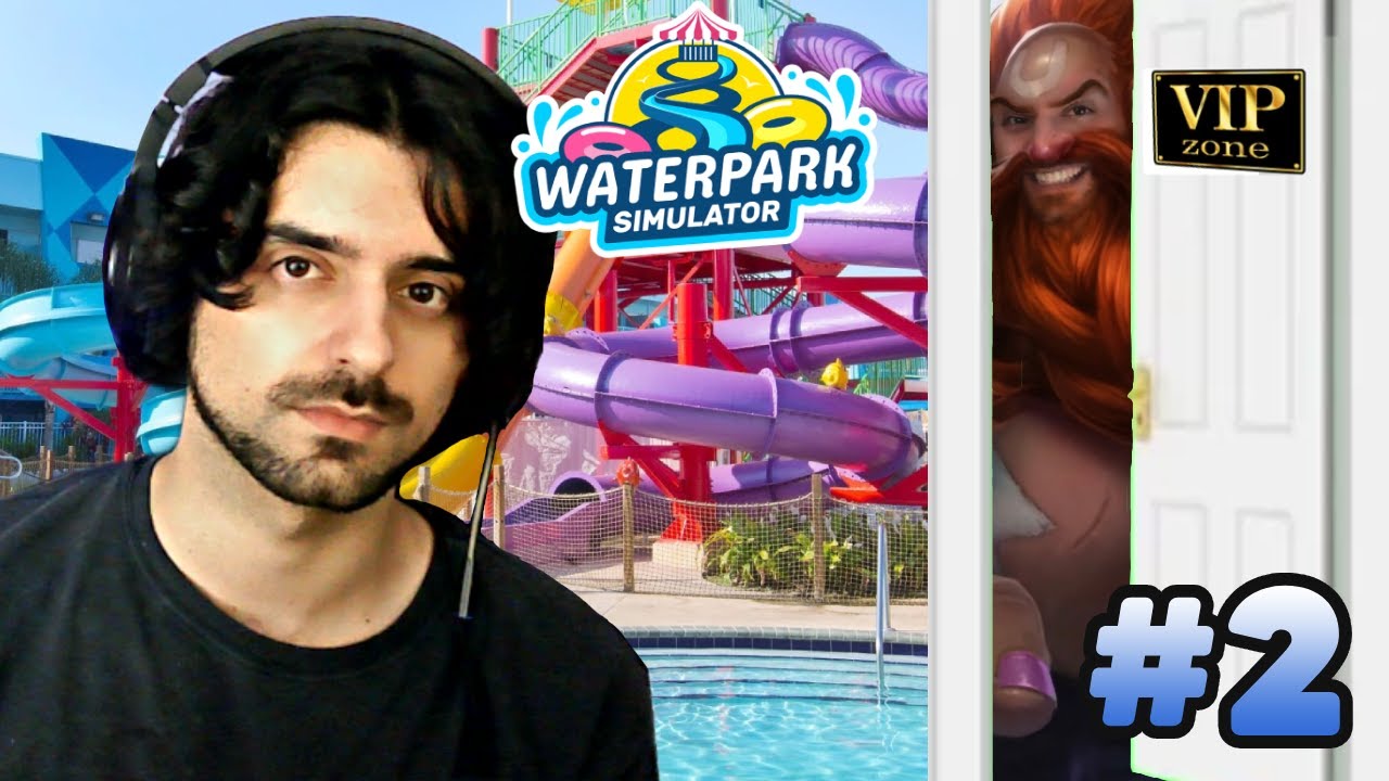 INAGURANDO la ZONA VIP | WATERPARK SIMULATOR Parte 2 - YouTube