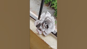 Thumbnail of #papercrafts #artificialroses #paperrose #craft #artfromwaste #diy #presentation #handmade