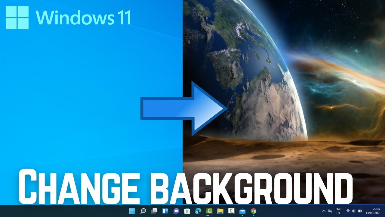 How to Change Your Windows 11 Wallpaper | How To Change Desktop Background image in Windows 11