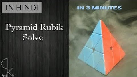 How to solve pyraminx cube hindi tutorial |pyraminx cube tutorial