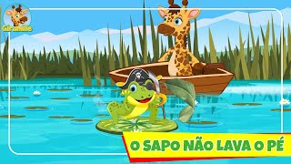 O Sapo Não Lava O Pé - Giramille Desenho Animado Musical