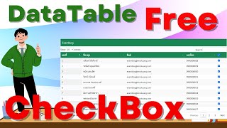 Free DataTables CheckBox