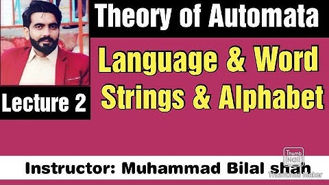 Theory of Automata || Language, String,Word,Alphabet || Urdu Hindi  Exam preparation | Lecture 2