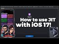 How to use jit on ios 17