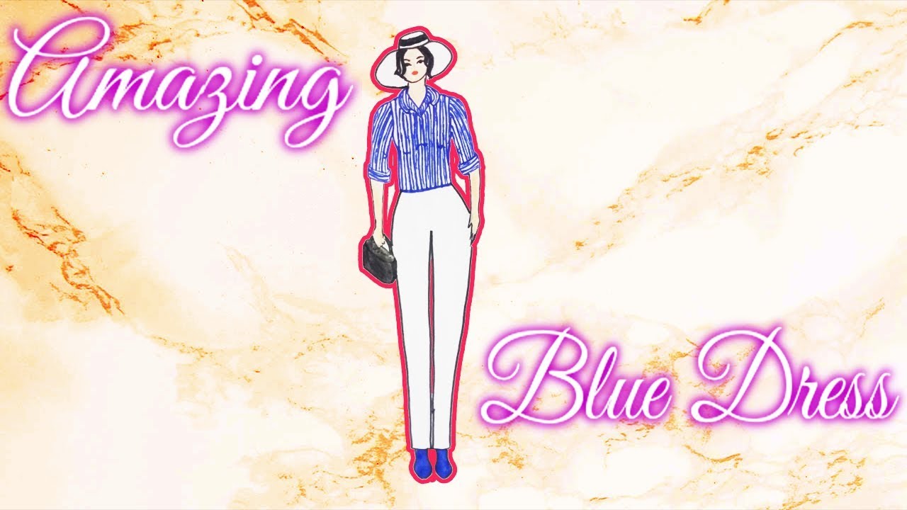 How To Draw Simple Dress - YouTube