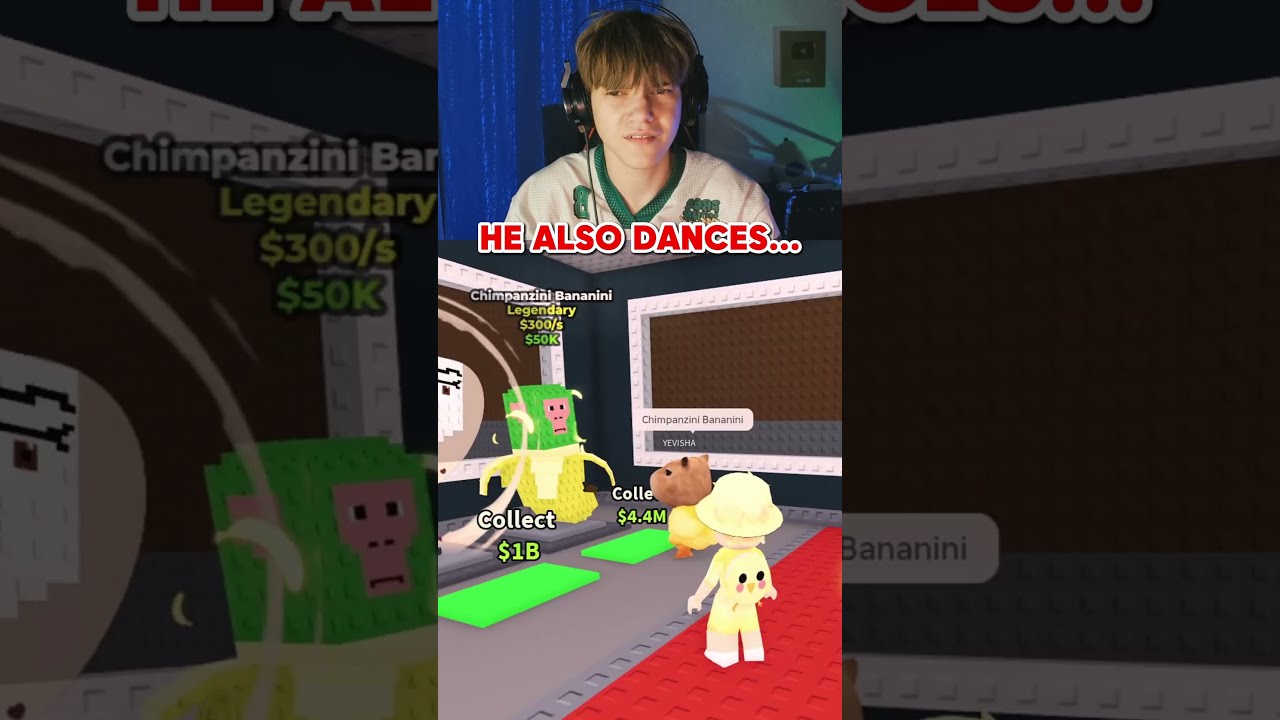 He TRIED TO SING In STEAL A BRAINROT On My Base ROBLOX Roblox Robloxshorts Robloxmemes
