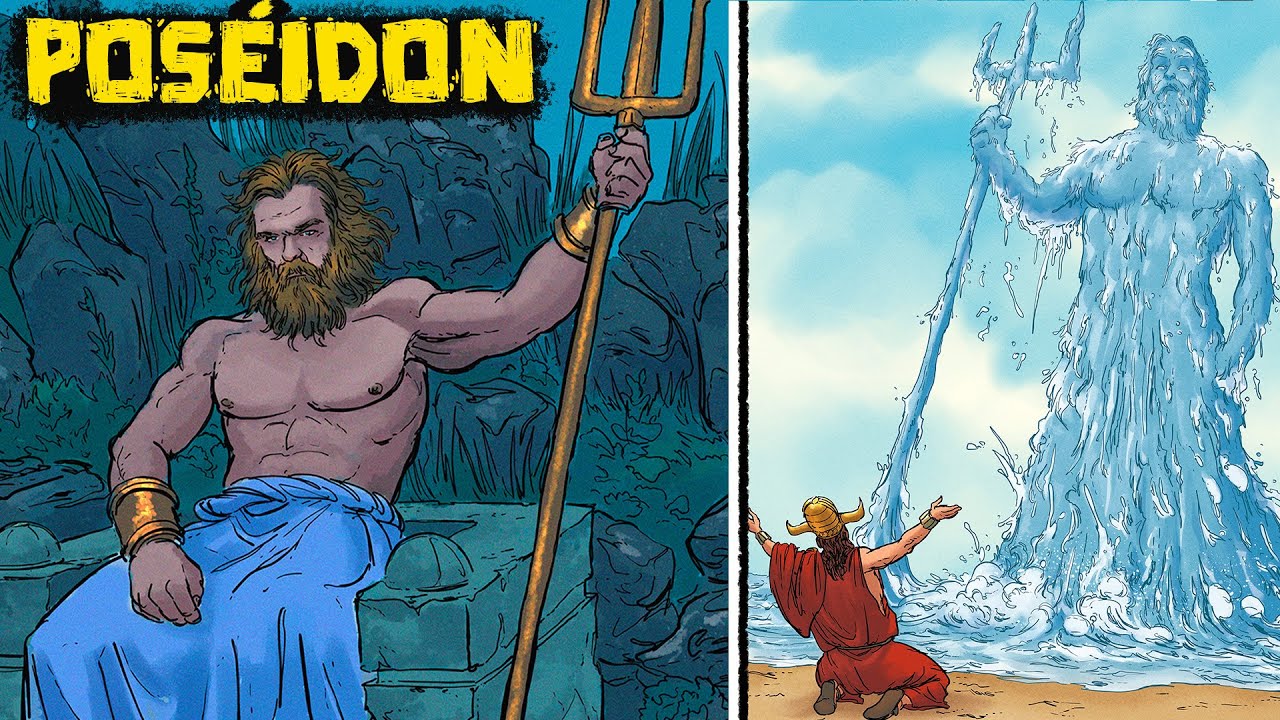 Poséidon : Le Puissant Dieu des Mers - Mythologie Grecque - Histoire et