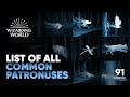 All Patronuses on Pottermore || Common List || Magical Mystery